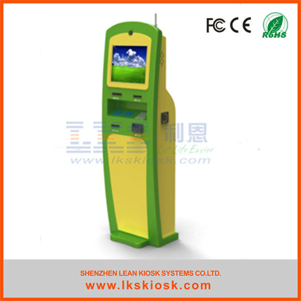 a máquina automatizada do pagamento para a venda de ticketing o quiosque aplica-se no campo de jogos interno