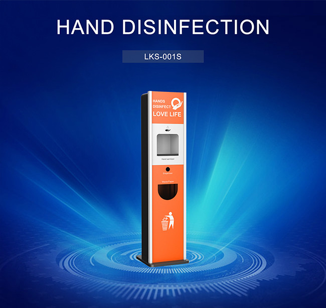 Antibacteriano vertical da desinfecção da mão do distribuidor do suporte do Sanitizer da mão de Purell
