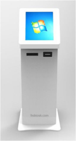 Free Standing Kiosk Self Service 250cd/m2 Brightness With / Without Cash Payment