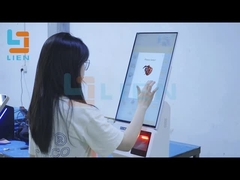 21Máquina de auto-encomenda de 5 polegadas com impressora térmica e leitor de cartão de crédito