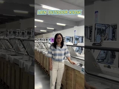 Quiosque de auto-pagamento ao ar livre