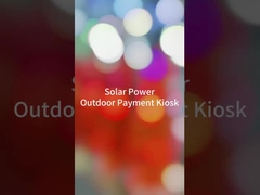 Aceitador de dinheiro Leitor de cartão de crédito Quiosque de pagamento para estacionamento