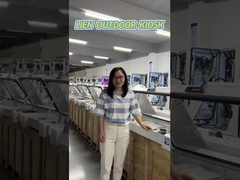 Quiosque de pagamento ao ar livre