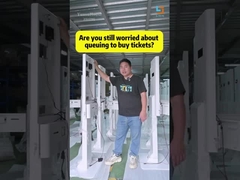 Quiosque de bilhetes de fila de espera de autosserviço