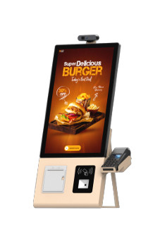 Opções de pagamento múltiplos do quiosque de auto-encomenda da próxima geração para restaurantes