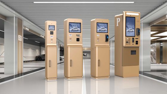 Material de aço inoxidável Sistema de estacionamento público Quiosque de autoatendimento para uso externo