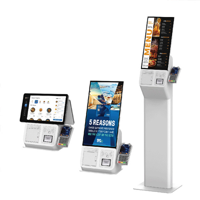 Desktop Retail Bakery Self-Service Payment Kiosk Máquina de Fast Food Técnica de Toque Self Checkout Kiosk