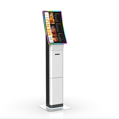Quiosque de auto-encomenda com terminal de POS para restaurante e loja, quiosque de pedidos de fast food