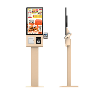 Auto-encomenda de tela sensível ao toque Informações do quiosque Standing para plataformas Windows e Android