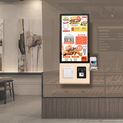 Self Checkout Kiosk com 23.8inch touch screen display Scanner de impressora para supermercado de varejo