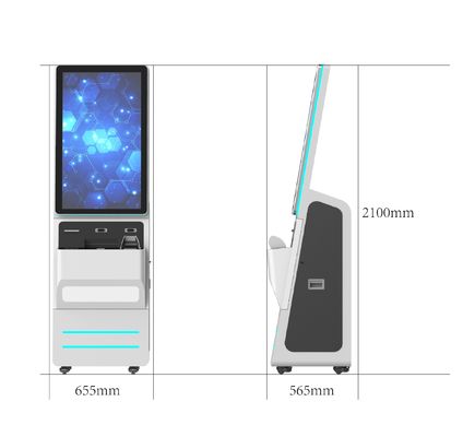Quiosque de Autoatendimento Personalizável de 32 Polegadas com Instalação em Desktop e SO Android/Windows/Linux