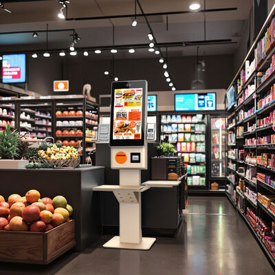 Elegante e inteligente design QR Code Scanner Módulo de moeda opcional projetado para casos versáteis e desempenho em ambientes de varejo