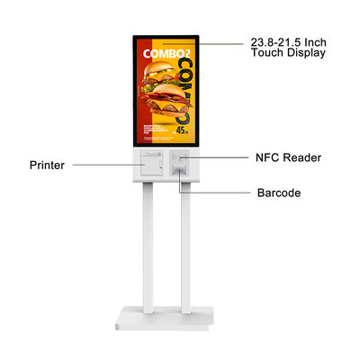 Quiosque de Autoatendimento Permite que Restaurantes de Serviço Rápido e Varejistas Ofereçam Serviço Mais Rápido