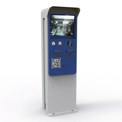 Exterior na linha quiosque do pagamento do parque de estacionamento da gasolina ETCP tela táctil de TFT LCD de 17 polegadas